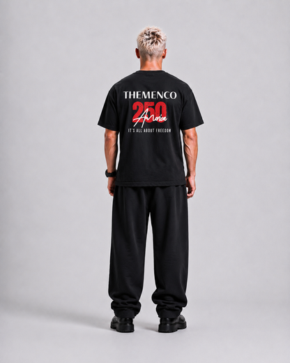 THEMENCO 250 America Freedom Black T- Shirt