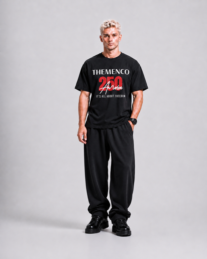 THEMENCO 250 America Freedom Black T- Shirt