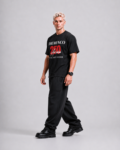 THEMENCO 250 America Freedom Black T- Shirt