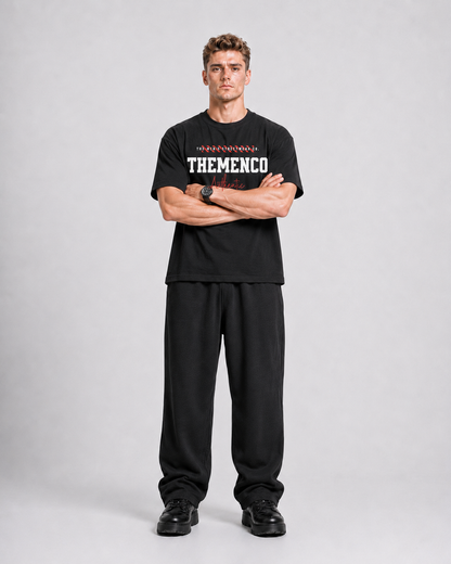 THEMENCO Authentica Men's Graphic Black T-Shirt