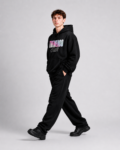 THEMENCO Faith Men's Black Hoodie