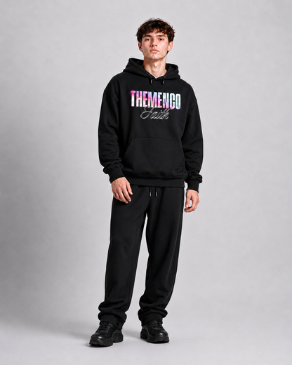 THEMENCO Faith Men's Black Hoodie