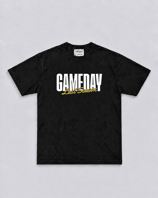 THEMENCO Game Day Last Season Men’s Black T-Shirt