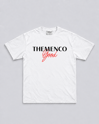 THEMENCO Good Signature Men’s White T-Shirt