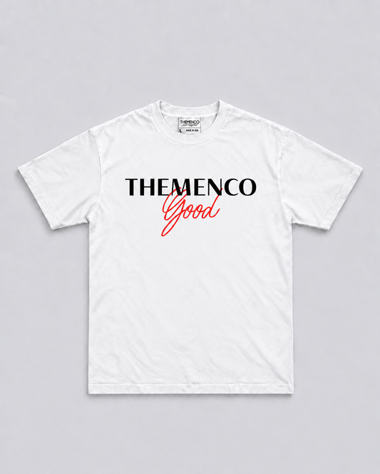 THEMENCO Good Signature Men’s White T-Shirt
