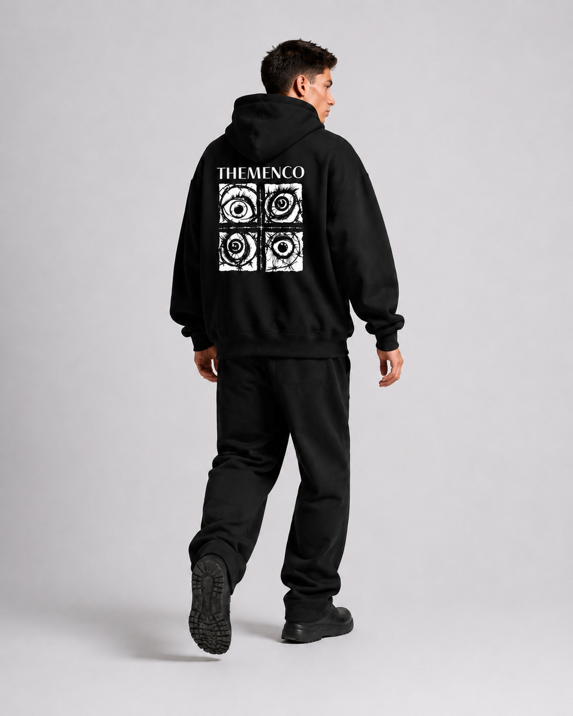 THEMENCO Obsession Men's Black Hoodie