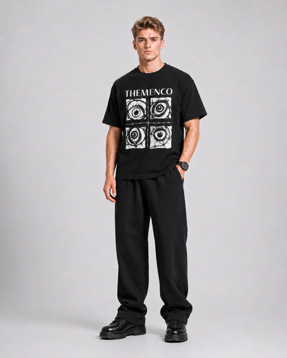 THEMENCO Obsession Men's Graphic Black T-Shirt