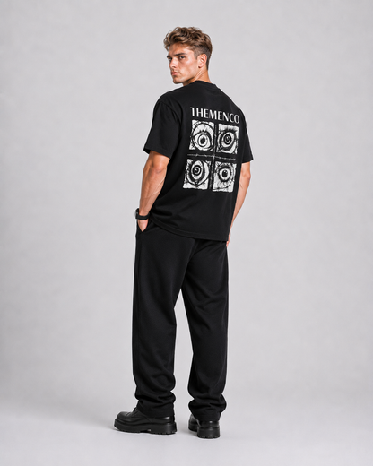 THEMENCO Obsession Men's Graphic Black T-Shirt