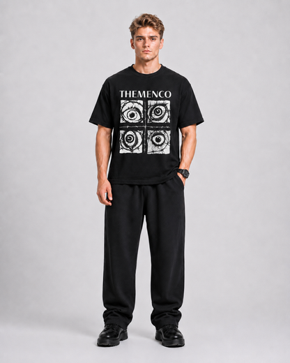 THEMENCO Obsession Men's Graphic Black T-Shirt