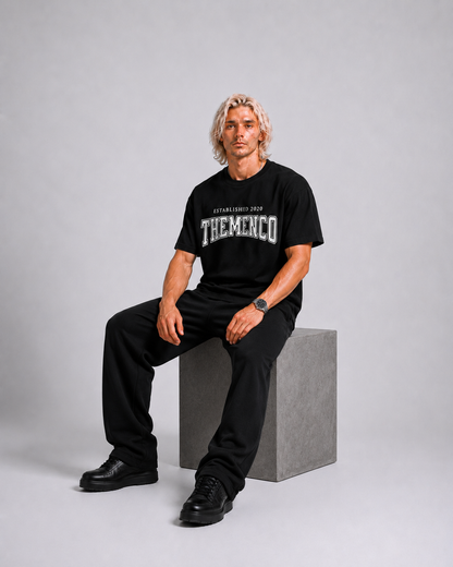 THEMENCO Since 2020 Men's Graphic Black T-Shirt