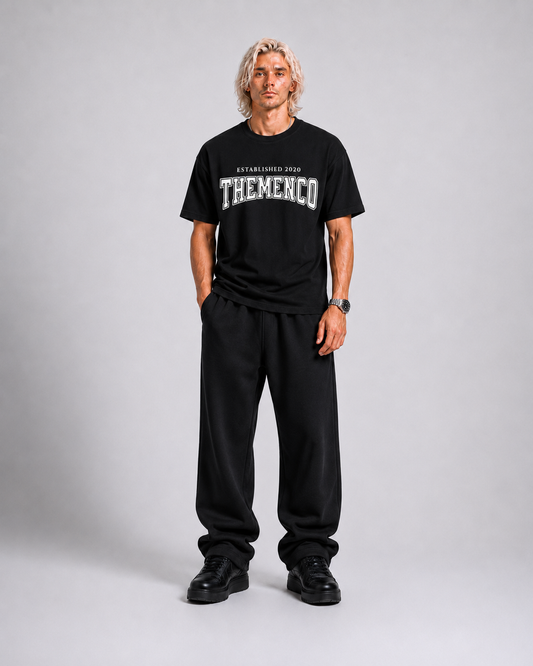 THEMENCO Since 2020 Men's Graphic Black T-Shirt