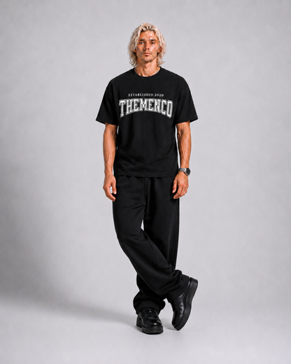 THEMENCO Since 2020 Men's Graphic Black T-Shirt