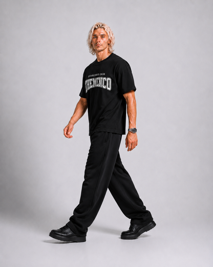 THEMENCO Since 2020 Men's Graphic Black T-Shirt
