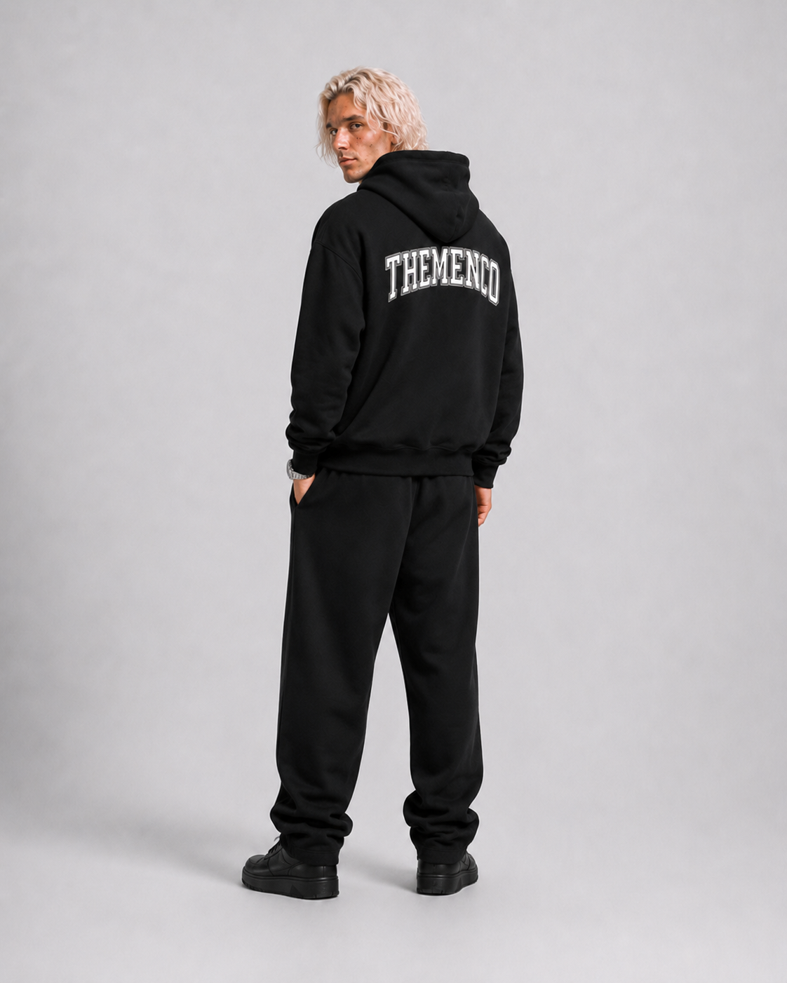 THEMENCO Since 2020 Men's Black Hoodie