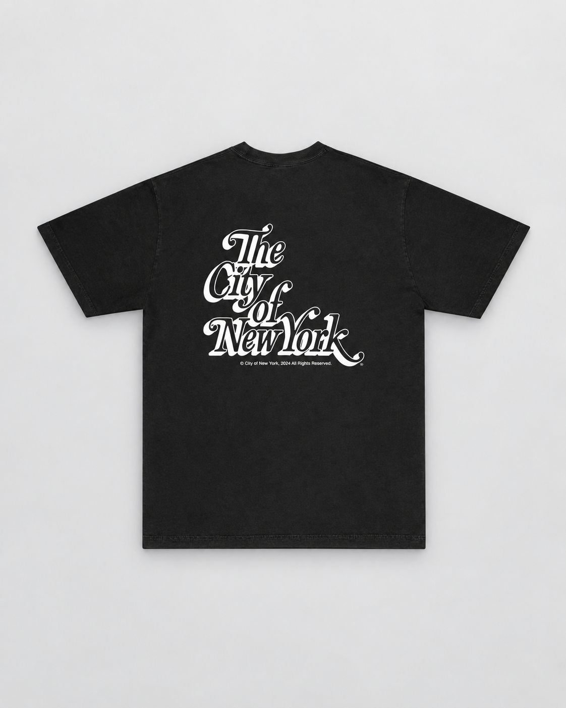 THEMENCO The City of New York Drop Shadow T-Shirt