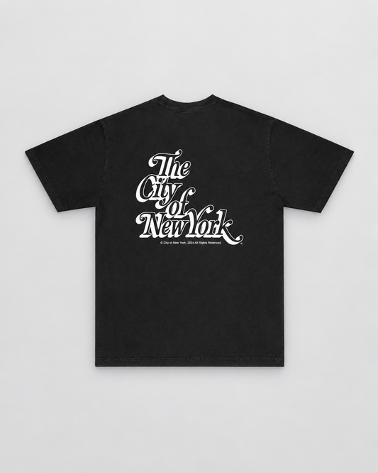 THEMENCO The City of New York Drop Shadow T-Shirt