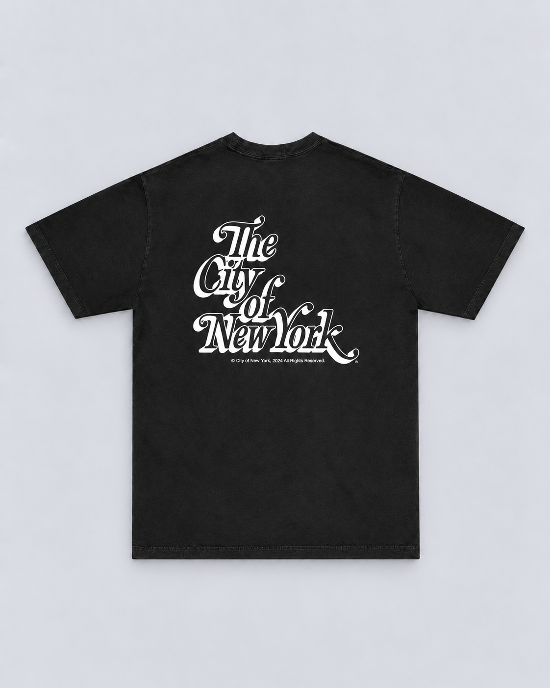 THEMENCO The City of New York Drop Shadow T-Shirt