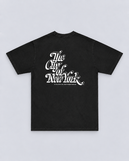 THEMENCO The City of New York Drop Shadow T-Shirt