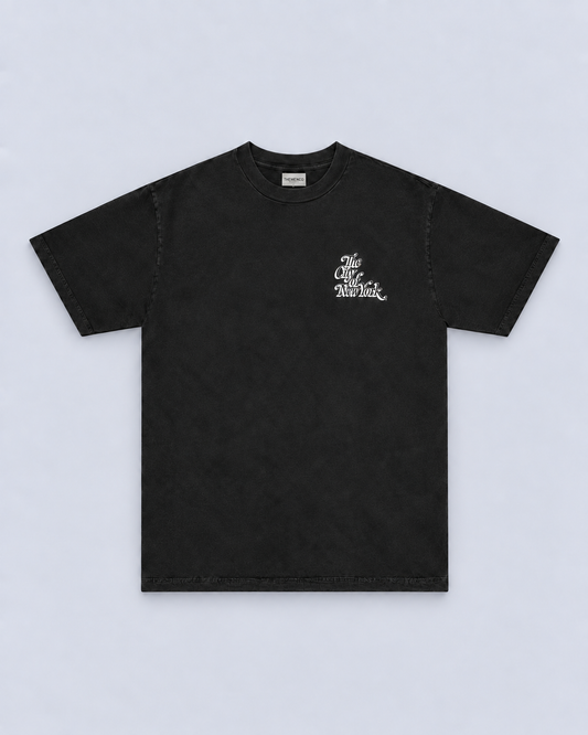 THEMENCO The City of New York Drop Shadow T-Shirt