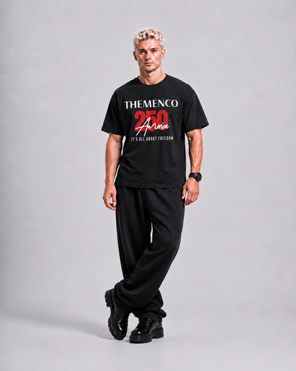 THEMENCO 250 America Freedom Black T- Shirt